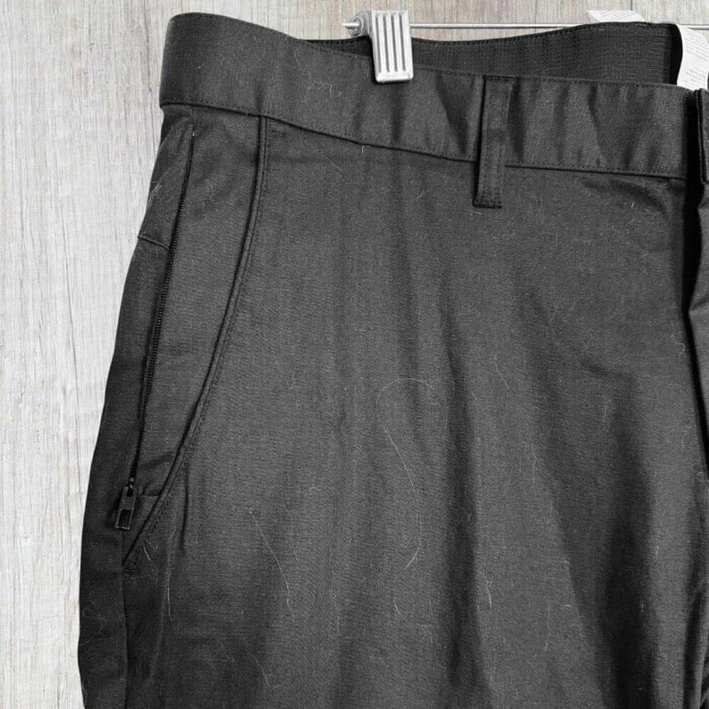 Fabletics The High Side Chino (Slim Fit) Pants Black 36 x 32 New